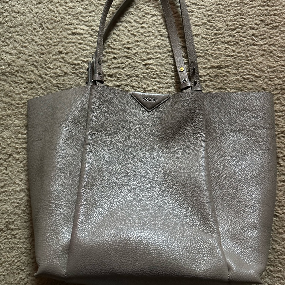 Botkier Gray Leather Tote